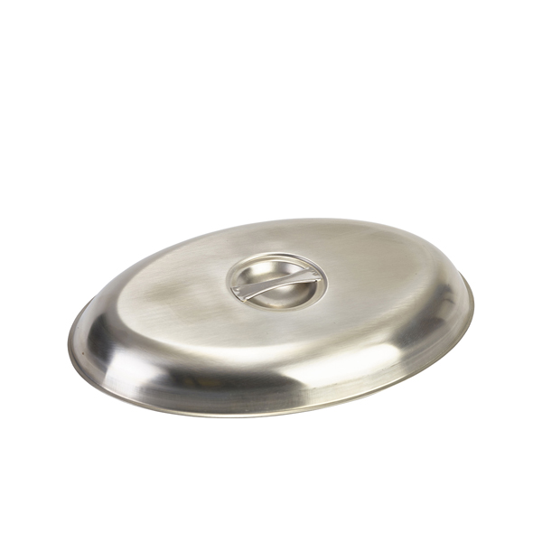 [BC-NC12562] GenWare Stainless Steel Cover For Oval Vegetable Dish 35cm/ 14"
