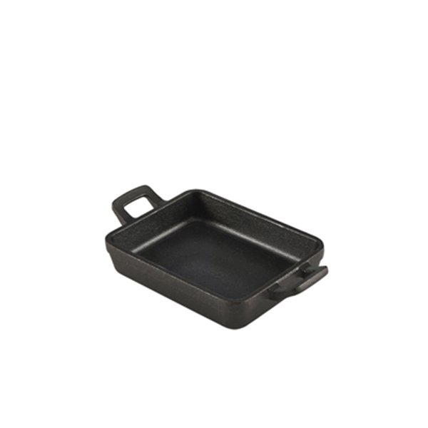 [BC-NC1411] Mini Cast Iron Rectangular Dish 14x11x3cm (Pack of 6)