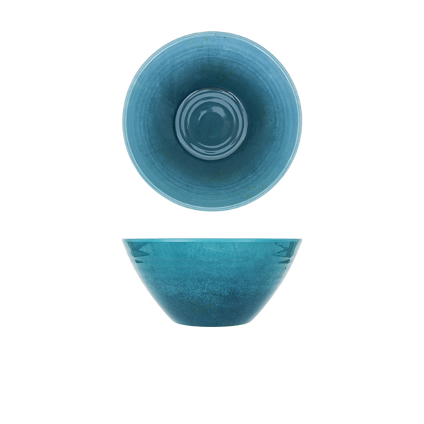 [BC-NCA200937] Light Blue Glazed Melamine Casablanca Bowl 20.5 x 9.5cm