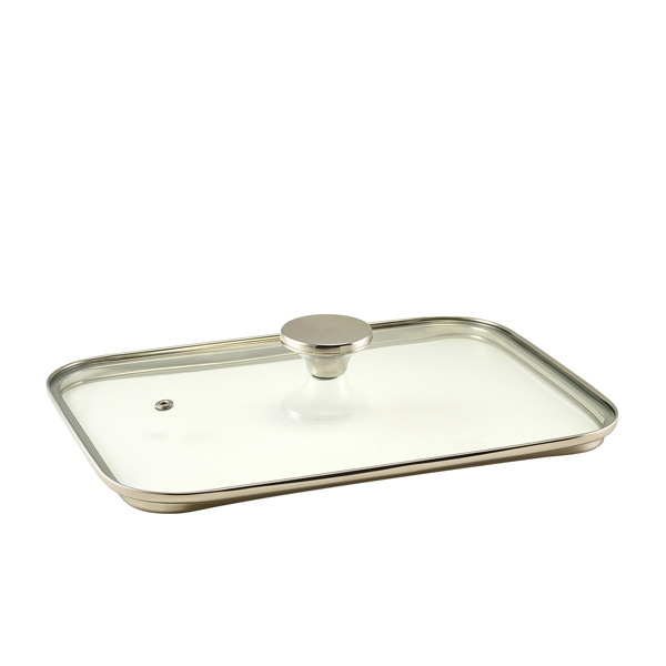 [BC-NCART3522-LID] GenWare Glass Lid For Cast Aluminium Roaster 35 x 22cm