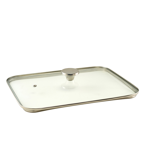 [BC-NCART4027-LID] GenWare Glass Lid For Cast Aluminium Roaster 40 x 27cm