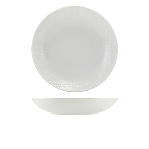 [BC-NCB-ILV23] Incise Porcelain Lavara Coupe Bowl 23cm (Pack of 6)