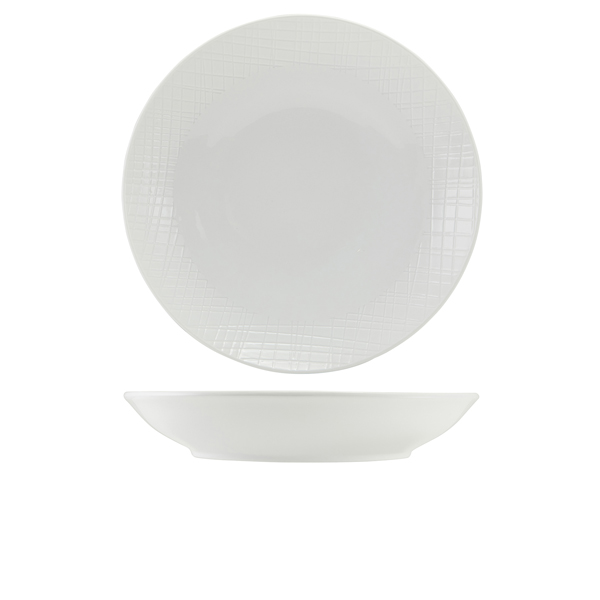 [BC-NCB-ILV25] Incise Porcelain Lavara Coupe Bowl 25.5cm (Pack of 4)