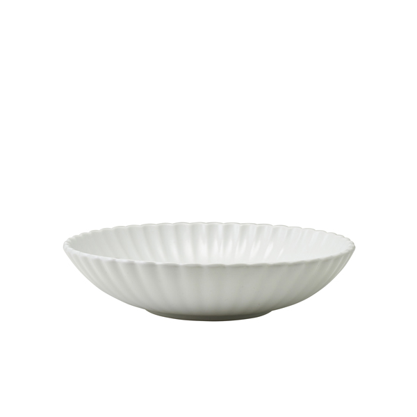 [BC-NCB-ISC20] Incise Porcelain Scalloped Coupe Bowl 20cm (Pack of 6)