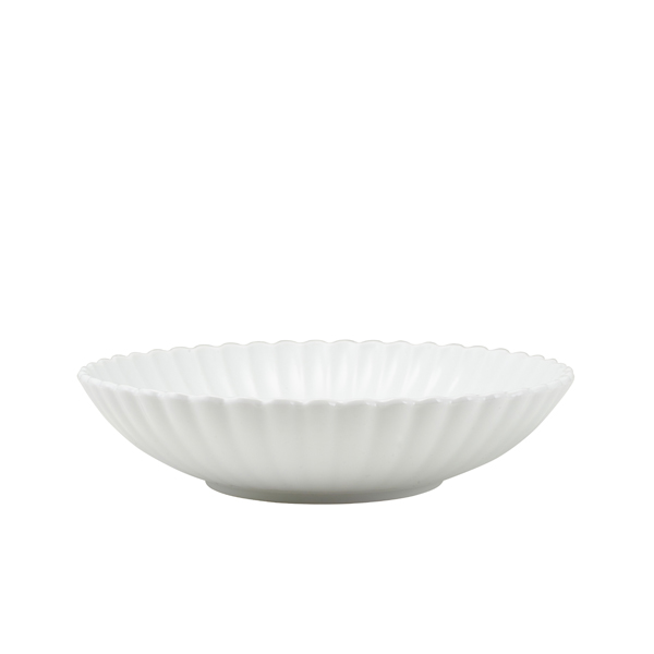 [BC-NCB-ISC23] Incise Porcelain Scalloped Coupe Bowl 23cm (Pack of 6)