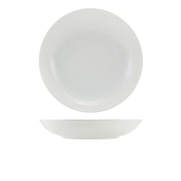 Incise Porcelain Solara Coupe Bowl 23cm (Pack of 6)