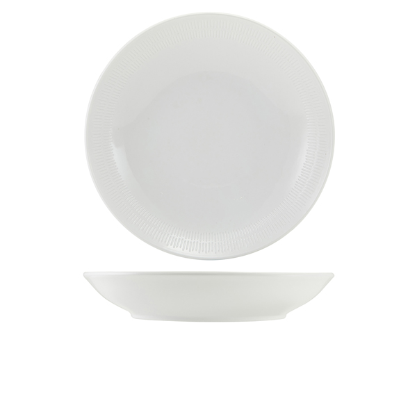 [BC-NCB-ISL25] Incise Porcelain Solara Coupe Bowl 25.5cm (Pack of 4)