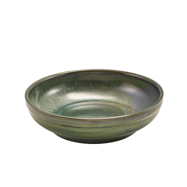 Terra Porcelain Aqua Green Coupe Bowl 20cm (Pack of 6)