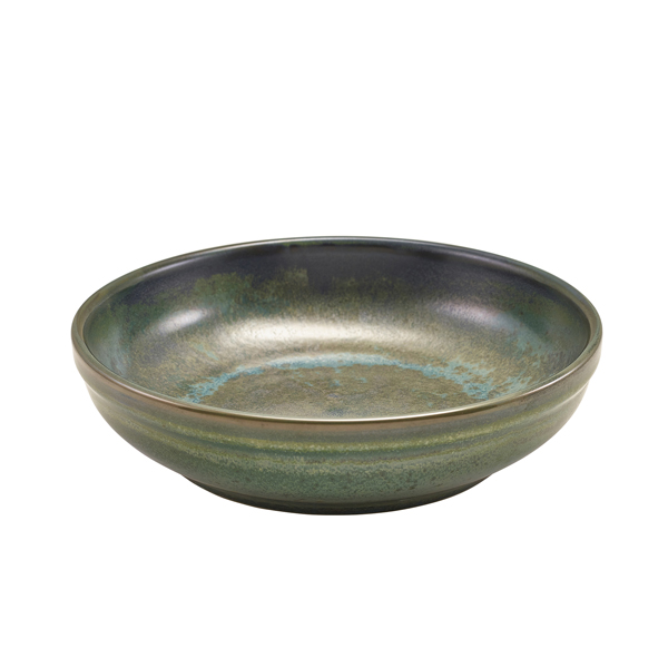Terra Porcelain Aqua Green Coupe Bowl 23cm (Pack of 6)