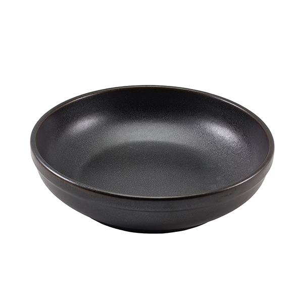 [BC-NCB-PBK23] Terra Porcelain Black Coupe Bowl 23cm (Pack of 6)