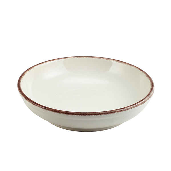 Sereno Stoneware Brown Coupe Bowl 23cm (Pack of 6)