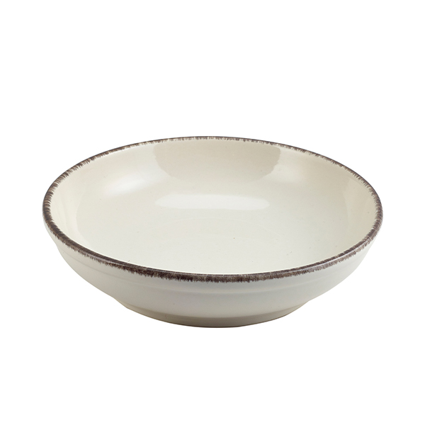 Sereno Stoneware Grey Coupe Bowl 23cm (Pack of 6)