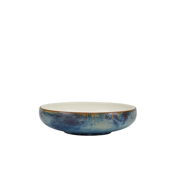 [BC-NCBT-PBL205] Terra Porcelain Aqua Blue Two Tone Coupe Bowl 20.5cm (Pack of 6)