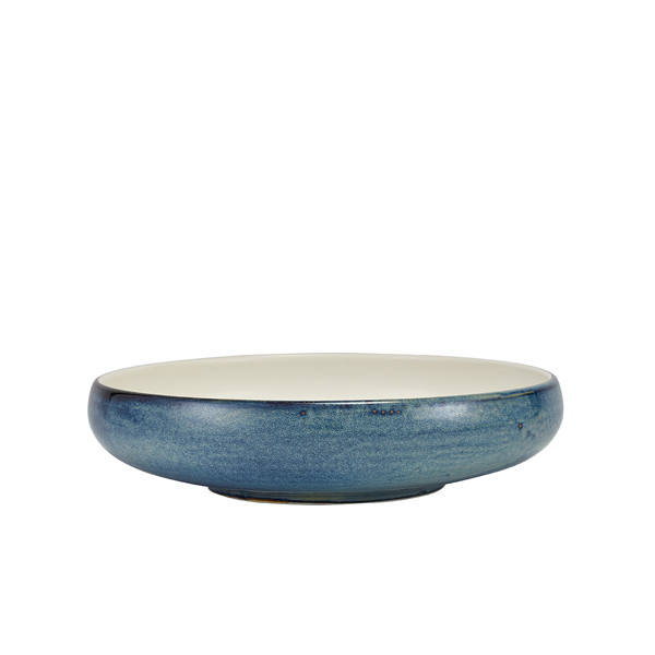 [BC-NCBT-PBL245] Terra Porcelain Aqua Blue Two Tone Coupe Bowl 24.5cm (Pack of 6)