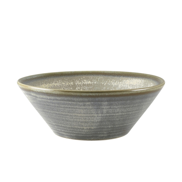 [BC-NCN-PMG16] Terra Porcelain Matt Grey Conical Bowl 16cm (Pack of 6)
