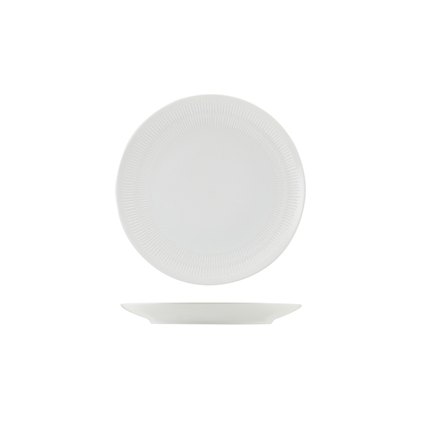 [BC-NCP-ISL20] Incise Porcelain Solara Coupe Plate 20cm (Pack of 6)