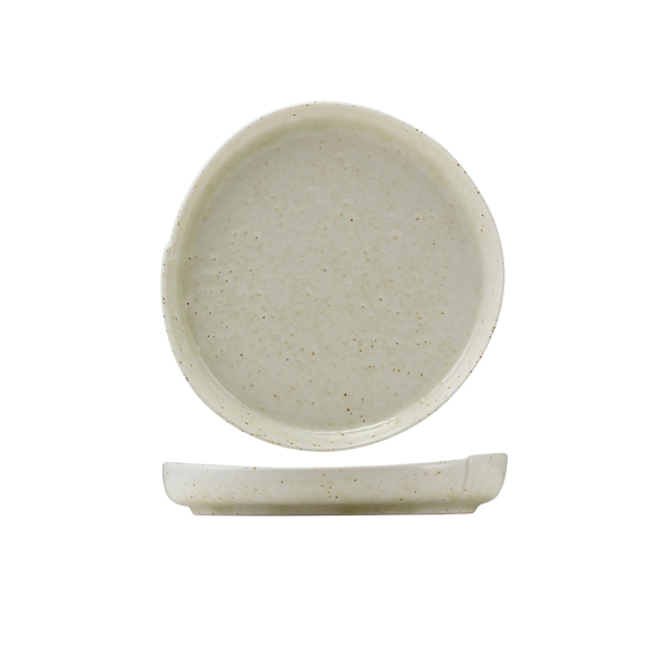 Kozo Porcelain Shiro Coupe Plate 19cm (Pack of 6)