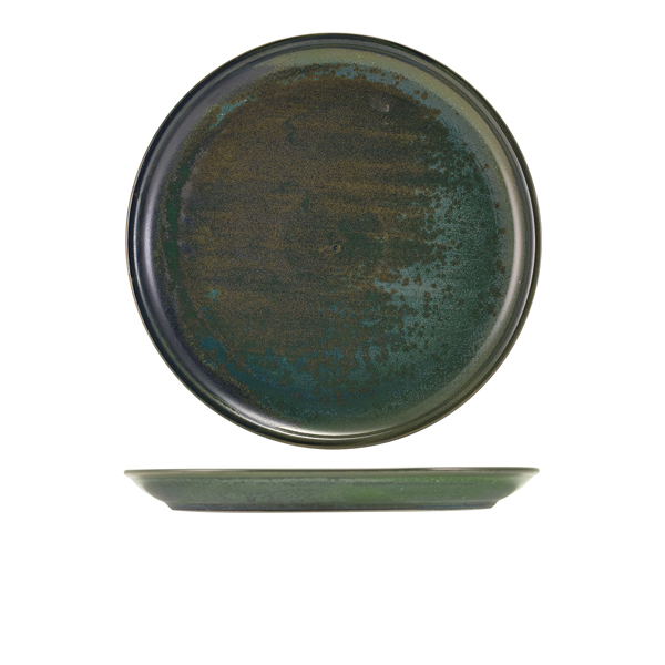 [BC-NCP-PAG27] Terra Porcelain Aqua Green Coupe Plate 27.5cm (Pack of 6)