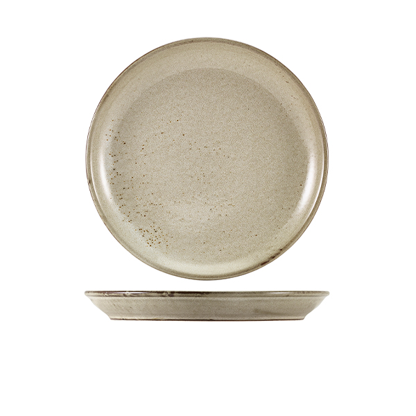 [BC-NCP-PG24] Terra Porcelain Grey Coupe Plate 24cm (Pack of 6)