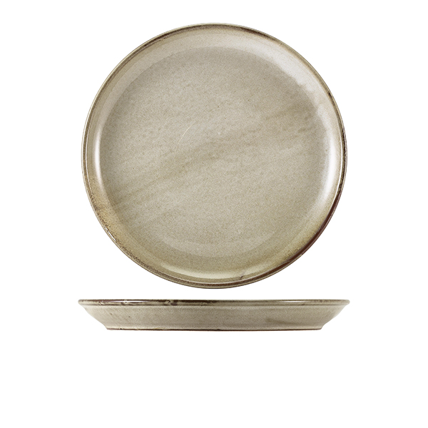 Terra Porcelain Grey Coupe Plate 27.5cm (Pack of 6)