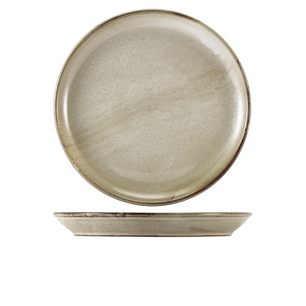 Terra Porcelain Grey Coupe Plate 30.5cm (Pack of 6)