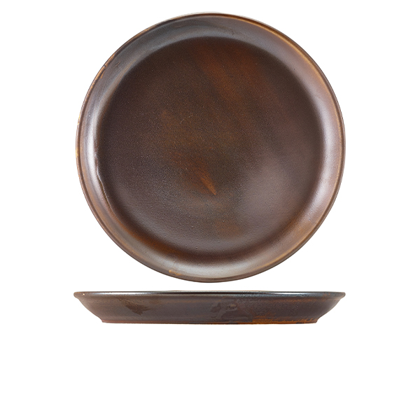 [BC-NCP-PRC30] Terra Porcelain Rustic Copper Coupe Plate 30.5cm (Pack of 6)