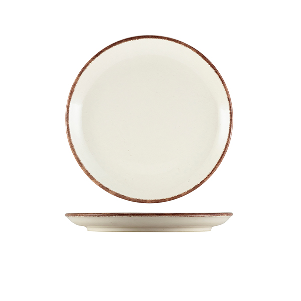 [BC-NCP-SBR19] Sereno Stoneware Brown Coupe Plate 19cm (Pack of 6)
