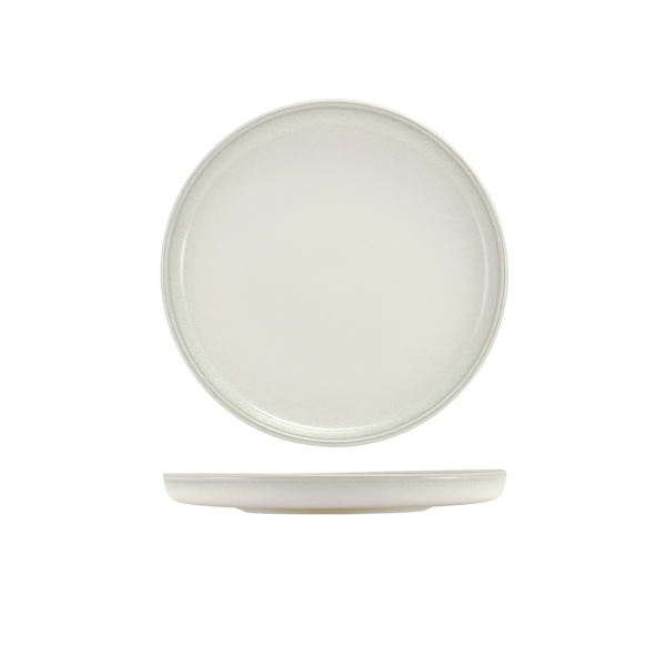 Sereno Porcelain Cirrus Coupe Plate 18cm (Pack of 6)