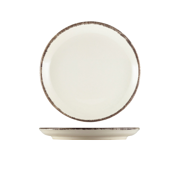 [BC-NCP-SG19] Sereno Stoneware Grey Coupe Plate 19cm (Pack of 6)