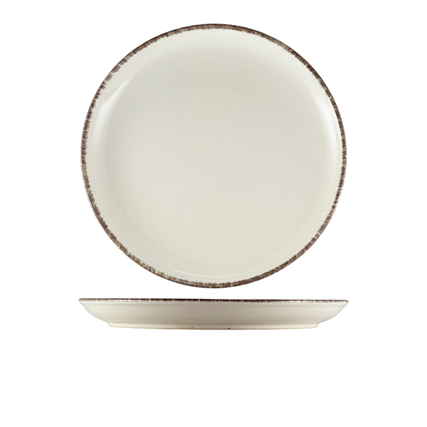 Sereno Stoneware Grey Coupe Plate 27.5cm (Pack of 6)