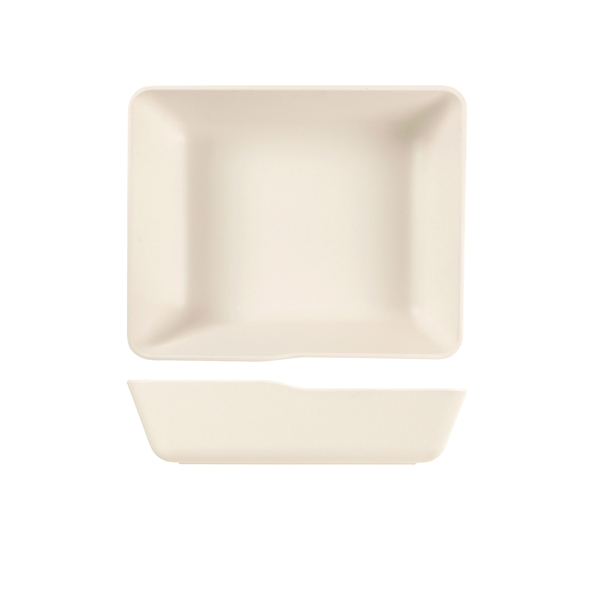 [BC-NCP120145] White Copenhagen Melamine GN 1/2 Deep Dish 32.5 x 26.5 x 8cm