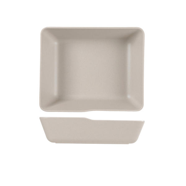 Sand Brown Copenhagen Melamine GN 1/2 Deep Dish 32.5 x 26.5 x 8cm