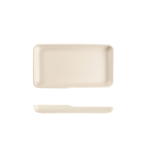 [BC-NCP130345] White Copenhagen Melamine GN 1/3 Platter 32.5 x 17.6 x 3.5cm