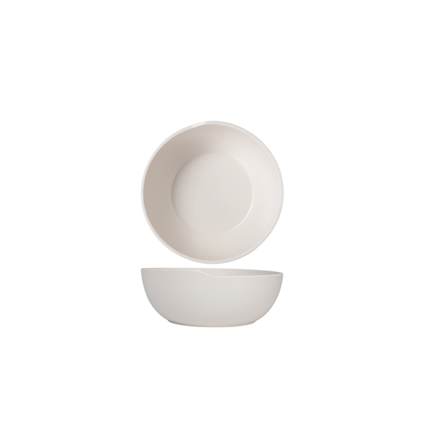[BC-NCP200945] White Copenhagen Round Melamine Bowl 20 x 7.5cm (Pack of 6)