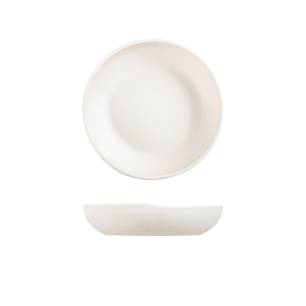 White Copenhagen Melamine Coupe Bowl 24.5 x 5.3cm (Pack of 6)