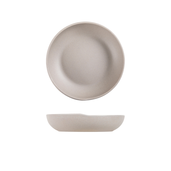 [BC-NCP242446] Sand Brown Copenhagen Melamine Coupe Bowl 24.5 x 5.3cm (Pack of 6)