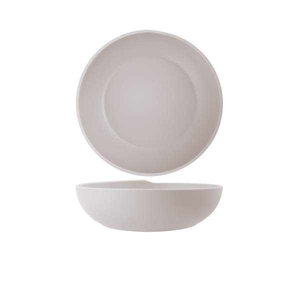 [BC-NCP280945] White Copenhagen Melamine Bowl 28 x 7.5cm (Pack of 4)