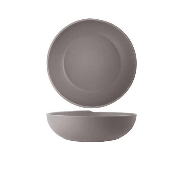 Sand Brown Copenhagen Melamine Bowl 28 x 7.5cm (Pack of 4)
