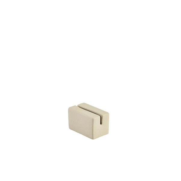 [BC-NCSH5] GenWare Ceramic Sign Holder 5 x 3 x 3cm (Pack of 12)