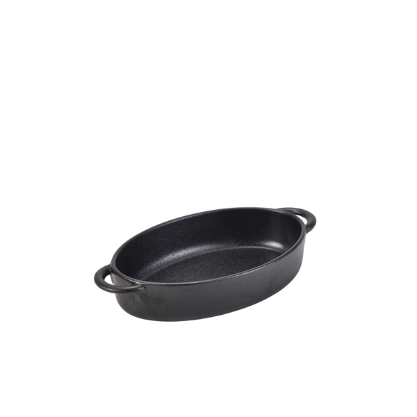 [BC-NCT-OD18] Forge Stoneware Oval Dish 17.5 x 11.5 x 4cm (Pack of 6)
