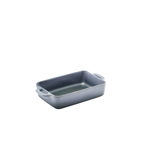 [BC-NCT-RC16G] Forge Graphite Stoneware Rectangular Dish 16 x 10.5 x 4cm (Pack of 6)
