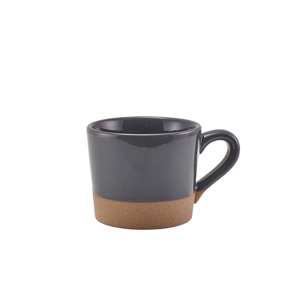 GenWare Kava Dark Grey Stoneware Coffee Cup 28.5cl/ 10oz (Pack of 6)