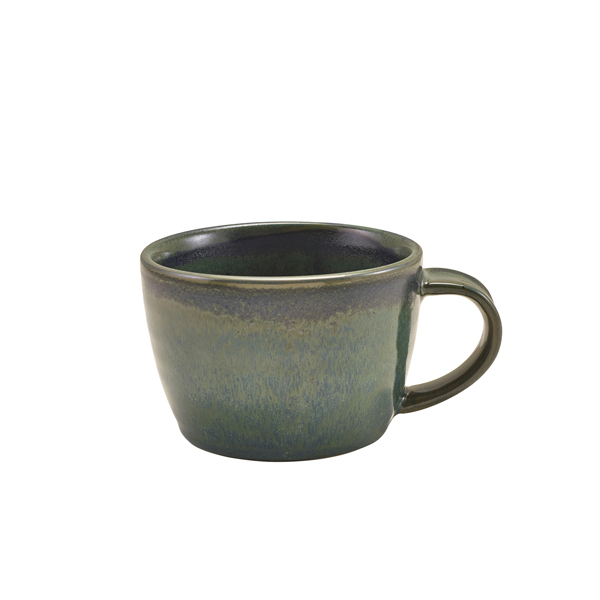 [BC-NCUP-PAG23] Terra Porcelain Aqua Green Coffee Cup 22cl/7.75oz (Pack of 6)