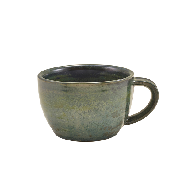 [BC-NCUP-PAG28] Terra Porcelain Aqua Green Coffee Cup 28.5cl/10oz (Pack of 6)