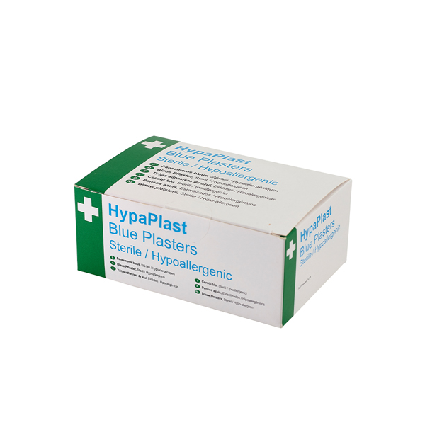 Blue Visually Detectable Plasters  Assorted (Pack of 100)