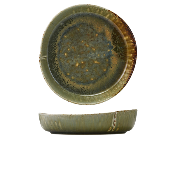 [BC-NDC-KMD23] Kozo Porcelain Midori Deep Plate 23cm (Pack of 6)