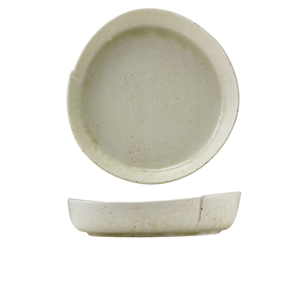 Kozo Porcelain Shiro Deep Plate 23cm (Pack of 6)