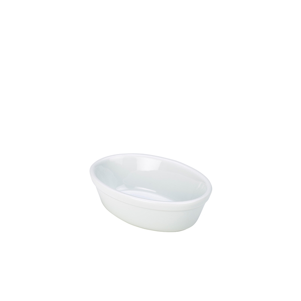 [BC-NF19-W] GenWare Oval Pie Dish 14cm/ 5.5" (Pack of 12)
