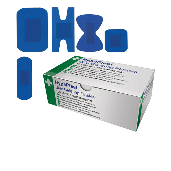 [BC-NFAPLMIX] Blue Detectable Plasters Mix 5 Types Box 100