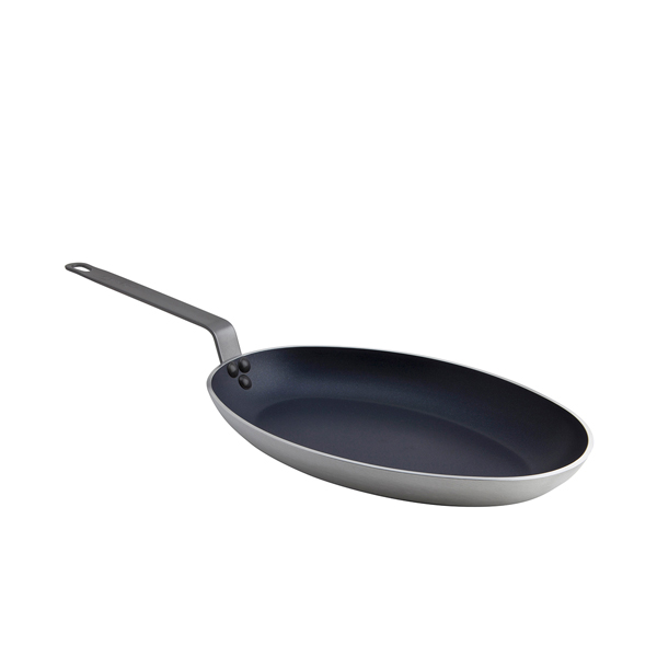 [BC-NFHP36NS] Non Stick Teflon Aluminium Oval Fish Pan 36cm